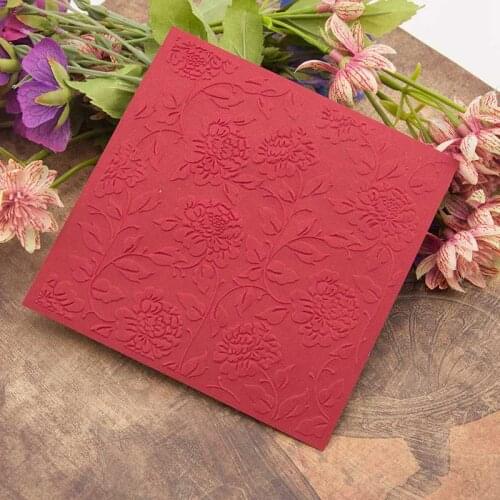 Flower Plastic Embossing Folders Stencils Template Molds Scrapbooking Paper Crafts Cards Making DIY Album Decoration