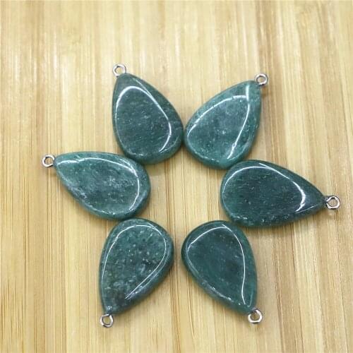 Natural Stone Pendant Drop-shaped Agates Necklace Pendant, Used In Jewelry Making, Indian Agates Pendant, Size 24mmx15mm