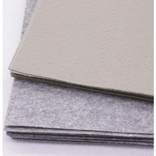 Gray 20Piece/lot 30CM*20CM Polyester Nonwoven Felt Fabric, DIY Felt Fabric Pack,non-woven felt ,Nonwoven Cloth TOYS fabrics