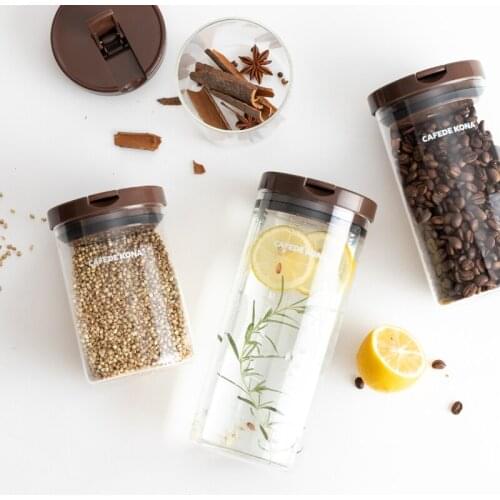 Glass food storage jars coffee storage jar storage tank tea Sealed food jars Kitchen Storage Organization Bottles kitchenware