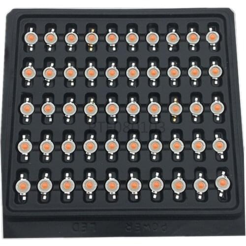 3w full spectrum led chip , 400nm~840nm with bridgelux for indoor plant grow ,suit for all stage