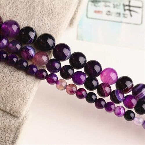 STENYA Purple Color Jewelry Findings Natural Stone Quartz Spacers Rhodlite Beads Necklace Bangle Bracelet Earrings Charms