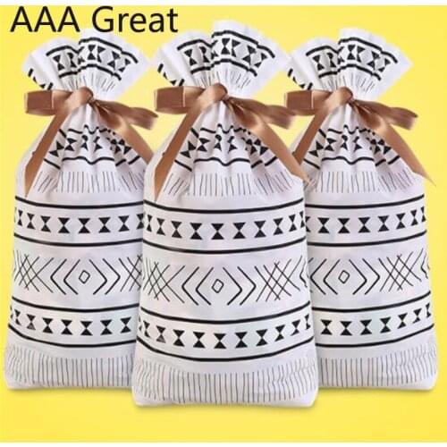 100Pcs/Lot Party Bags For Kids Birthday Decoration Gift Bags Plastic Wedding Party Gift Bag Pouches Packaging Cake New