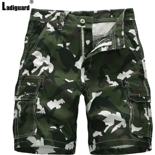 2021 Stylish simplicity Men Leisure Hot Shorts Plus Size Mens All-match Camouflage Lace-up Casual Beach Shorts Sexy Man Clothing