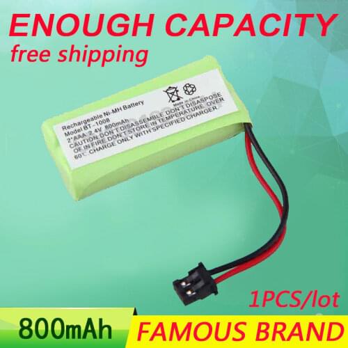 800mAh 2.4V BT-1008 Cordless Phone Battery for Uniden BT-1016 BT-1021 BT-1025 BT-1008S DCX-200 DECT 2060 WXI2077