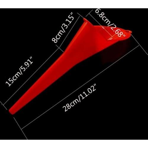 Car Refueling Long Mouth Funnel Gasoline Engine Oil Additive Motorcycle Farm Machine Use Convenient Anti-leaking Filler qiang