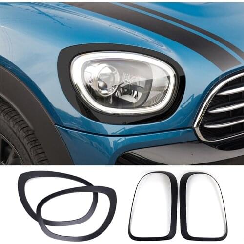Car Eyebrow Head light Taillight Frame Rear Lamp Ring Cases Housing For Mini Cooper S JCW F60 Countryman Car Styling Accessories