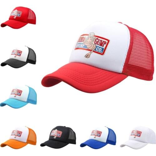 BUBBA GUMP Cap SHRIMP CO. Truck Baseball Cap Men Women Sport Summer Snapback Cap Hat Forrest Gump Adjustable Hat 17 Colors