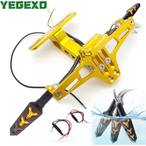 License plate holder Motorcycle Motorbike FOR ninja400 250r 650 gsr600 s1000r cb500x duke pulsar ns200 grom msx125