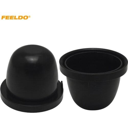 FEELDO 10Pcs Car LED HID Headlight Waterproof DustProof Cover Rubber 70mm-83mm Anti-Dust Sealing Headlamp Cap #MX5592