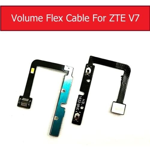 100% Genuine ON/OFF Power & Volume Flex Cable For ZTE Blade V7 BV0701 Audio Control Side key switch Button Flex Ribbon Parts