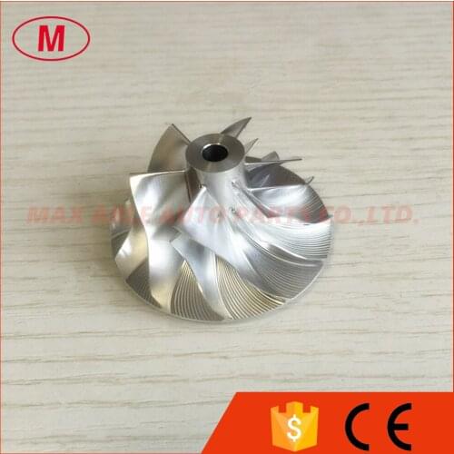 GT15-25 34.65/49.00mm 6+6 blades 706164-0003 turbo billet/milling/aluminum 2618 compressor wheel for 717858/717858/724930/750718
