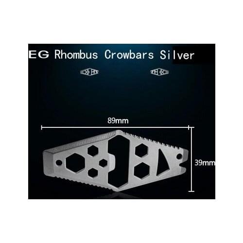 EDCGEAR Outdoor Creative Pocket Wrench Multifunctional Camping Stainless Steel Tool Ruler EDC Portable Repair Bicycle Gadgets