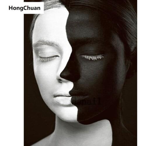 Abstract Beauty, Christmas 5D DIY Square Round Diamond Painting Cross Stitch Mosaic Home Decoration Mural New Year Gift