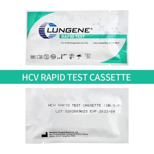 HCV Rapid Test Cassette Disease Detection Hepatitis Blood Test