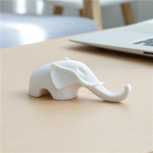 Ceramic Whiteware Healing System Small Mascot Object Dehua Ceramic Small Ornaments Office Toys Desktop Small Ornaments Tea Pet