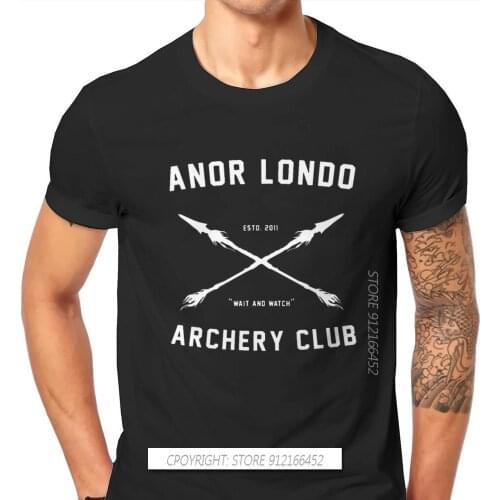 ANOR LONDO ARCHERY CLUB TShirt Halloween Lord Manus Darkstalker Kaathe Game New Gift Clothes T Shirt Ofertas
