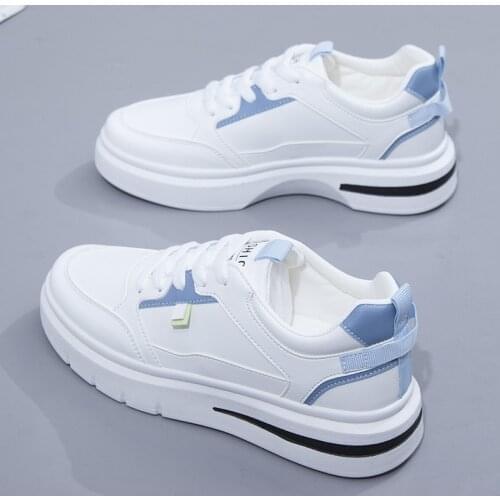 Little White Womens Shoes Spring and Autumn 2021 New Summer Thin Section Thick Bottom Shoes Sports Ins