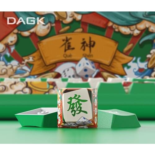 DAGK Chinese style Mahjong keycap mechanical keyboard original height PBT sublimation keycap 132 key adaptation 61/68/84/96/108
