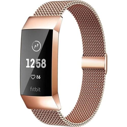 Metal Fitbit Charge 3 4 SE Band Strap For Fitbit Charge 2 Band Accessories Bracelet Milanese Strap For Smart Fitbit Wacthband
