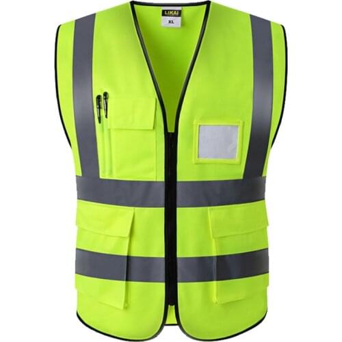 Motorcycle Protective Vest Security Vest Uniform Night Running Vest Men Women Traffic Police Vest