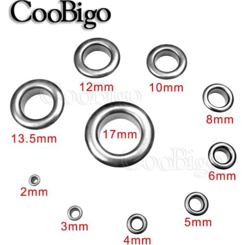 50set Metal Eyelets Grommet Leathercraft DIY Scrapbooking Shoes Belt Canvas Cover Sheet Cap Bag Tag Clothes Backpack Tent Black
