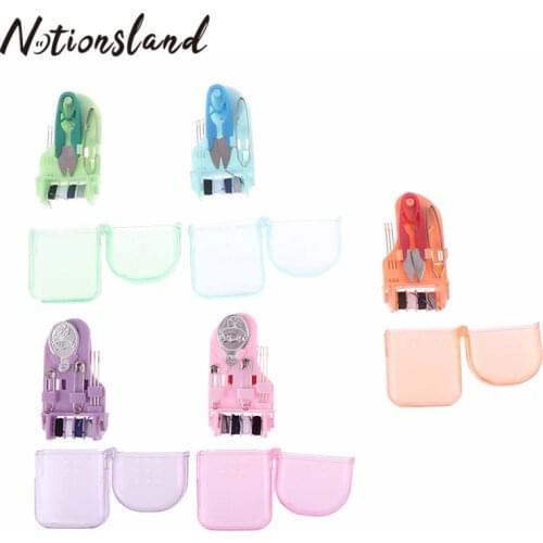Creative Travel Sewing Kit Box Needle Threader Exquisite and Portable Mini Portable Sewing Kit Needle Sewing Box Sewing Tools