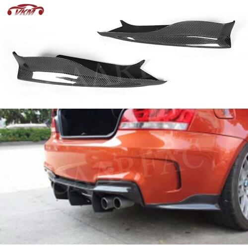 Rear Lip Splitters Trim Canard Aprons Winglets For BMW 1 Series E82 E87 1M Coupe 2-Door 2011 FRP Mudguard Fenders