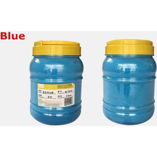 Blue Nail Neon Powder Gradient Pigments Dust Fluorescence Pigment Phosphor Powder Fluorescent Dye Soap,No Glowing in dark 500g