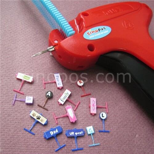 Scrapbook Paper Tagger Mega Kit, tag attacher tool +1800 shaped tails +labels +replacement needle, paperwork charms tagging gun