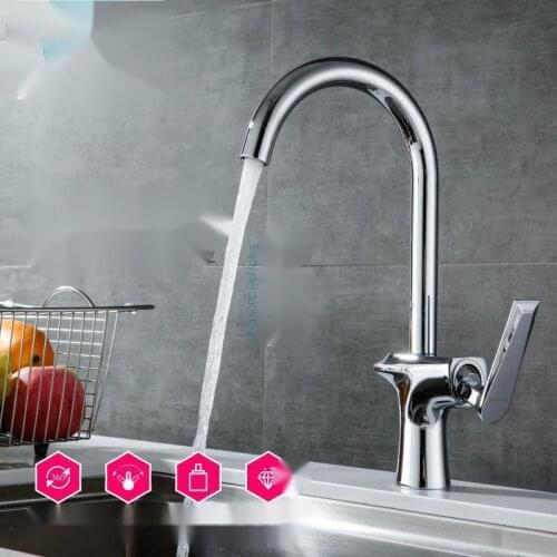 Frap Kitchen Faucets Stainless Steel Kitchen Mixer Single Handle Single Hole Kitchen Faucet Mixer Sink Tap Kitchen Faucet