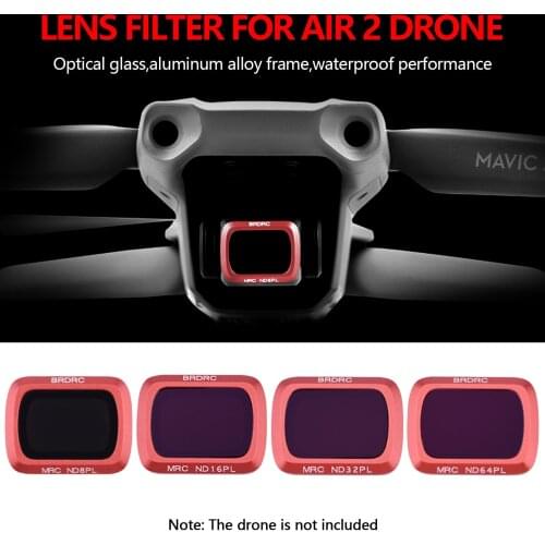 SUNNYLIFE Multi-Layer Coating ND8-PL ND16-PL ND32-PL ND64-PL Lens Filter Protector Suitable for DJI Mavic Air2 Drone Accessories