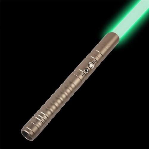 Lightsaber with Heavy Dueling Metal Handle RGB Colors Change Sound Fonts, Force FX FOC Blaster Light Saber for Adults Kids