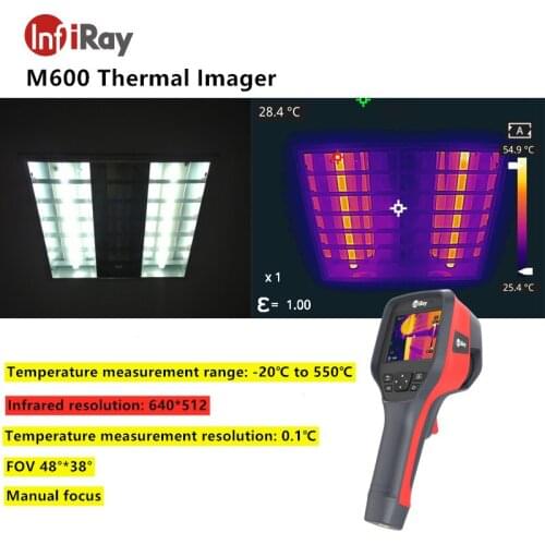 Handle Thermal Imager Infrared Imaging IR Camera Resolution 384*288,110592 Pixels, 25Hz WiFi 3.5In Touch Screen -20℃ to 550