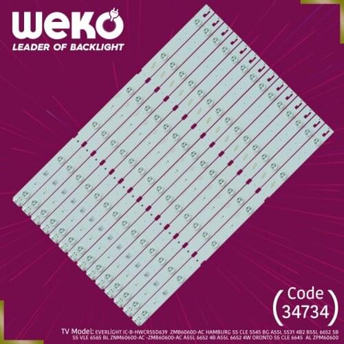TV LED BAR- SAMSUNG_2015ARC550_3228_06_REV1.0_150720_LM41-00178A - 56.3 CM 6 LEDS TOTAL 14 PCS