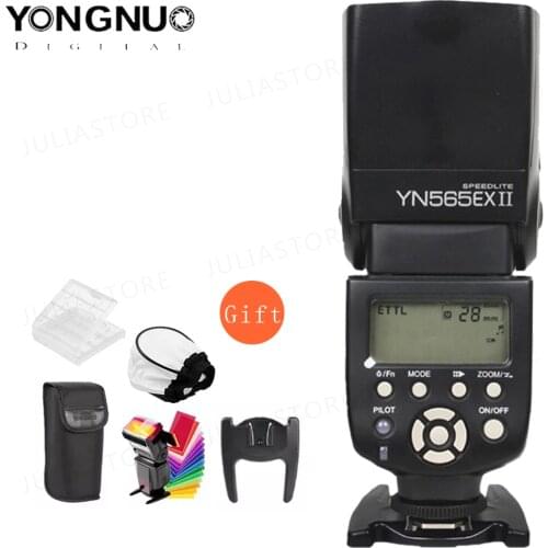 Yongnuo Wireless TTL Flash Speedlight YN-565EX II for Canon 6D 60d 650d YN565EX For Nikon D7100 D3300 D7200 D5200 D7000 D750 D90
