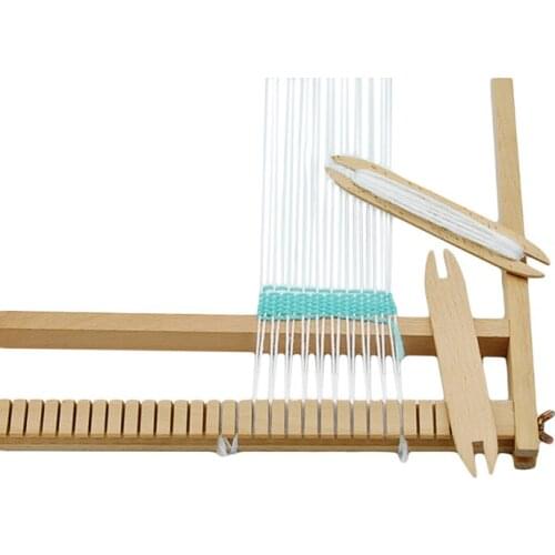 1pcs DIY Weaving Tool woodiness Woven Sweater Scarf Bobbin Stick Single Head Solid Shuttle rod DIY Loom Tools household