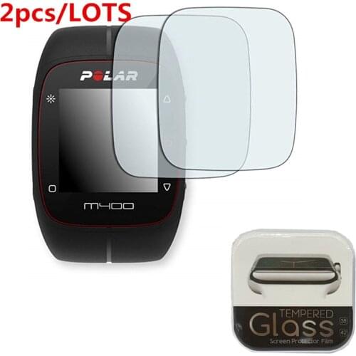 2pcs For Polar M400/M430 Tempered Glass 9H 2.5D Premium Screen Protector Film SmartWatch