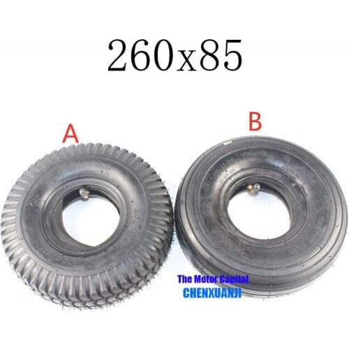 2019 Hot Sale High Performance Multi-style 260x85 Inner and Outer Tyre Fit ATV and Go Kart Tire and Tube Motor Tire