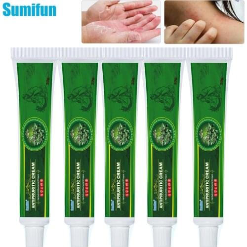 3/5pcs Sumifun Eczema Cream Anti-fungal Ointment Chinese Herbs Antibacterial Cream Dermatitis Pruritus Psoriasis Care Ointment