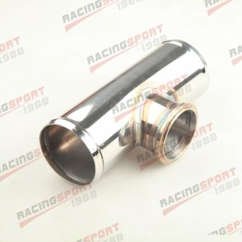 3" OD Stainless Steel Turbo Charge T Pipe For 50mm BOV Blow Off Valve Adapter