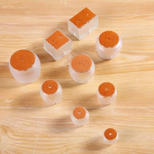 4Pcs/Lot Table Chair Leg Mat Silicone Non-slip Table Chair Leg Caps Foot Protection Bottom Cover Pads Wood Floor Protectors