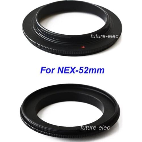 52 52mm Macro Reversing Reverse Camera Lens Lenses Adapter Converter Ring Close Up for Sony NEX Micro DSLR Digital SLR E Mount