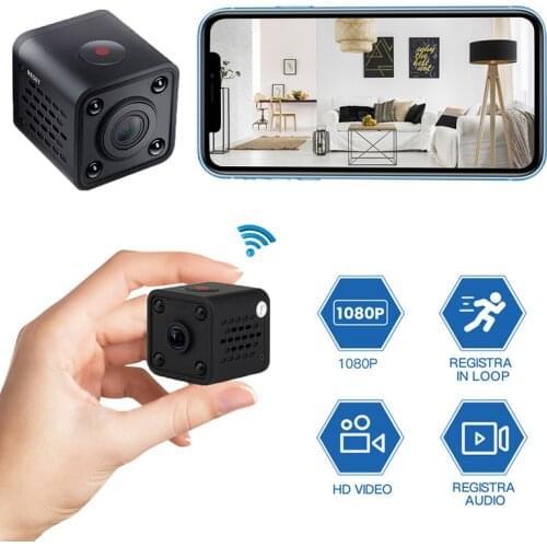 HDQ9 1080P WiFi Mini Ip Camera Wifi Micro Security Wireless Monitor Surveillance Camera CCTV Night Vision Human Tracking