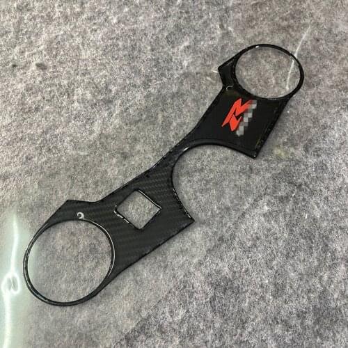 Motorcycle Carbon-look Upper Triple Yoke Cover Protector Decal sticker Case for SUZUKI GSXR1000 GSX-R1000 GSXR 1000 K5 2005-2006