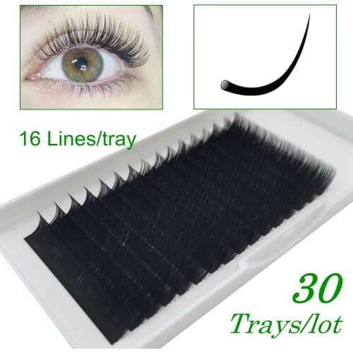 Classic Eyelash Extension Natural Style 0.15/0.18/0.20mm Individual Eyelashes Wholesale 30 Trays Custom Private Labels
