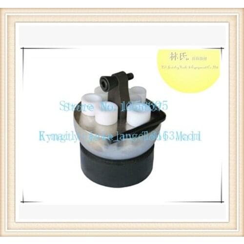 Jeweler Jewelry Making Tools Stainless Steel Ring Holder with Half Engraving Block with 7 Sleeves