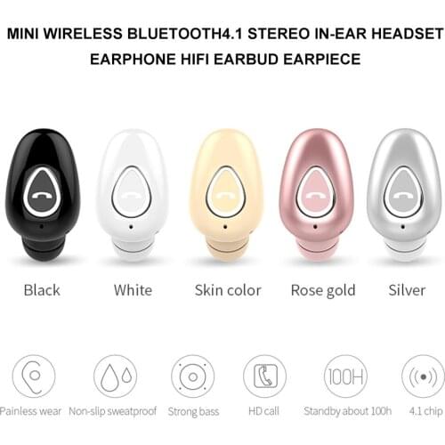 YX01 Mini Wireless Bluetooth 4.1 Stereo Earphone Tws In-ear Sports Headphones Sports Running Earbuds For IOS/Android Phones