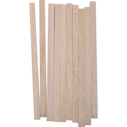 10 Square Wooden Stick Dowel Sweet Tree Kit Making Trunk Pole Hobby Craft 8"