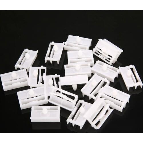 20Pcs White Exterior Side Sill Skirt Trim Clips Fasteners Clip Kit Accessories For BMW E36 E46